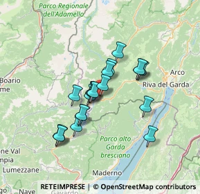 Mappa Via del Mercato, 38089 Storo TN, Italia (10.9285)