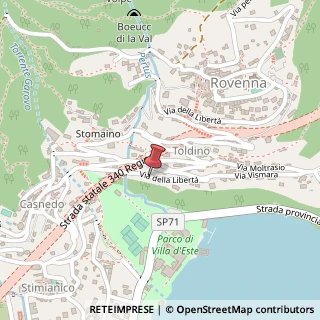 Mappa Via della liberta' 4, 22012 Cernobbio, Como (Lombardia)