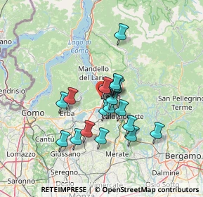 Mappa Via Buon Consiglio, 23868 Valmadrera LC, Italia (10.48789)