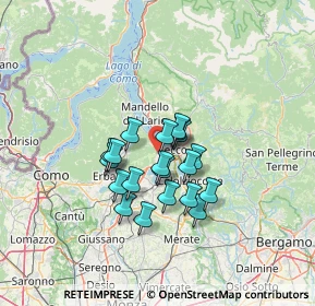 Mappa Via Buon Consiglio, 23868 Valmadrera LC, Italia (9.563)