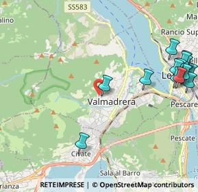 Mappa Via Buon Consiglio, 23868 Valmadrera LC, Italia (2.795)