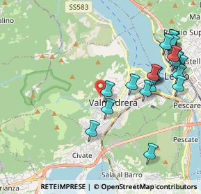 Mappa Via Buon Consiglio, 23868 Valmadrera LC, Italia (2.315)