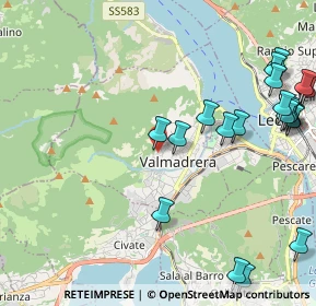 Mappa Via Buon Consiglio, 23868 Valmadrera LC, Italia (2.723)