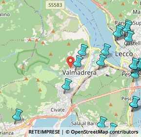 Mappa Via Buon Consiglio, 23868 Valmadrera LC, Italia (2.9985)