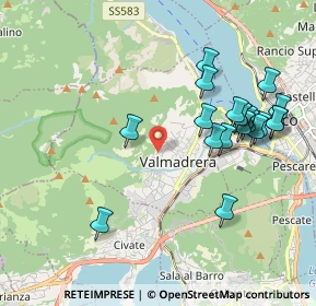 Mappa Via Buon Consiglio, 23868 Valmadrera LC, Italia (2.0465)