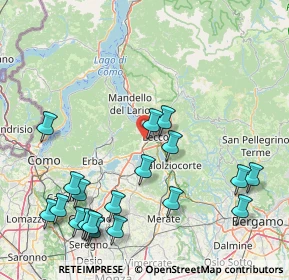 Mappa 23868 Valmadrera LC, Italia (20.058)