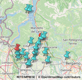 Mappa 23868 Valmadrera LC, Italia (16.308)