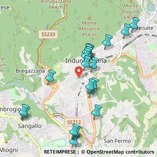 Mappa Via Maria Croci, 21056 Induno Olona VA, Italia (1.0245)