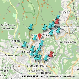 Mappa Via Maria Croci, 21056 Induno Olona VA, Italia (1.7555)