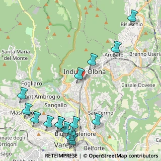 Mappa Via Maria Croci, 21056 Induno Olona VA, Italia (2.86875)