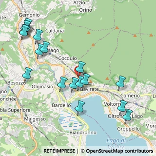 Mappa Viale Verbano, 21026 Gavirate VA, Italia (2.44667)