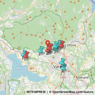 Mappa Via Oglio, 21100 Varese VA, Italia (2.67167)