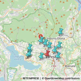 Mappa Via Oglio, 21100 Varese VA, Italia (3.62333)
