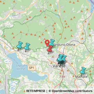 Mappa Via Oglio, 21100 Varese VA, Italia (3.93727)