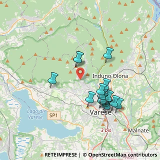 Mappa Via Oglio, 21100 Varese VA, Italia (3.40733)
