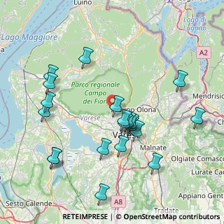 Mappa Via Oglio, 21100 Varese VA, Italia (8.253)