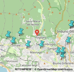 Mappa Via Oglio, 21100 Varese VA, Italia (2.79)