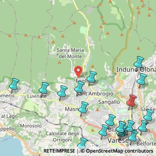 Mappa Via Oglio, 21100 Varese VA, Italia (3.315)