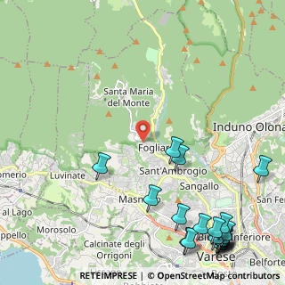 Mappa Via Oglio, 21100 Varese VA, Italia (3.3415)