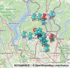 Mappa Via Oglio, 21100 Varese VA, Italia (10.231)