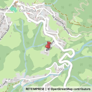 Mappa Via cantone 7, 24017 Cornalba, Bergamo (Lombardia)