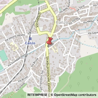 Mappa Via Alessandro Volta, 9, 22035 Canzo, Como (Lombardia)