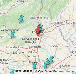 Mappa Via F. Crispi, 31025 Santa Lucia di Piave TV, Italia (24.37538)