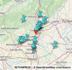 Mappa Via F. Crispi, 31025 Santa Lucia di Piave TV, Italia (10.71842)