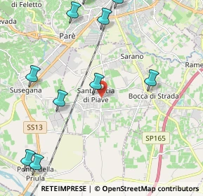 Mappa Via F. Crispi, 31025 Santa Lucia di Piave TV, Italia (3.276)
