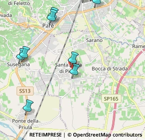 Mappa Via F. Crispi, 31025 Santa Lucia di Piave TV, Italia (3.4175)