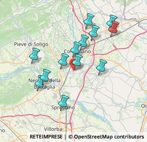 Mappa Via F. Crispi, 31025 Santa Lucia di Piave TV, Italia (6.69538)