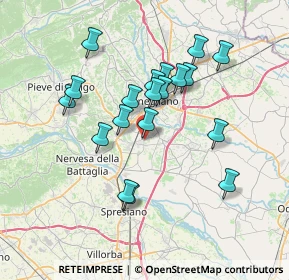 Mappa Via F. Crispi, 31025 Santa Lucia di Piave TV, Italia (6.40579)