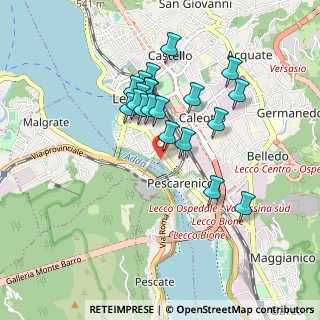 Mappa Via dell'Isola, 23900 Lecco LC, Italia (0.7645)