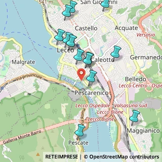 Mappa Via dell'Isola, 23900 Lecco LC, Italia (1.055)
