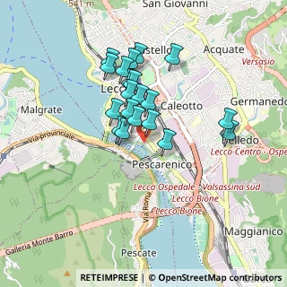 Mappa Via dell'Isola, 23900 Lecco LC, Italia (0.7005)