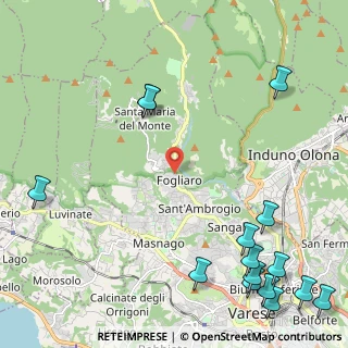 Mappa Via Prima Cappella, 21100 Varese VA, Italia (3.28867)