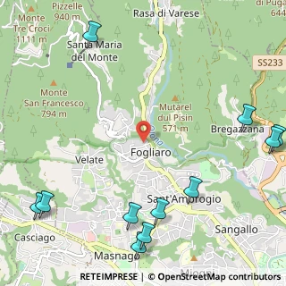 Mappa Via Prima Cappella, 21100 Varese VA, Italia (1.62636)