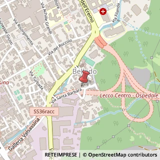 Mappa Via Santa Barbara, 17, 23900 Lecco, Lecco (Lombardia)