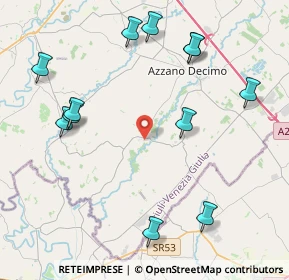 Mappa Via Geresina, 33082 Azzano Decimo PN, Italia (4.80417)