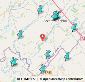 Mappa Via Geresina, 33082 Azzano Decimo PN, Italia (5.105)
