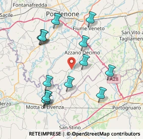 Mappa Via Geresina, 33082 Azzano Decimo PN, Italia (7.89714)