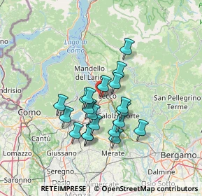 Mappa Via Rio Torto, 23868 Valmadrera LC, Italia (10.955)