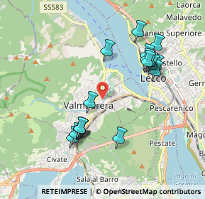 Mappa Via Rio Torto, 23868 Valmadrera LC, Italia (1.89389)