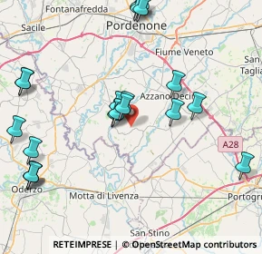 Mappa Via delle Acacie, 33087 Pasiano di Pordenone PN, Italia (9.3865)