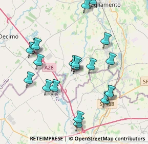 Mappa Piazza Castello, 33079 Sesto Al Reghena PN, Italia (3.954)