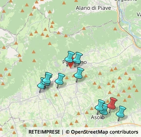 Mappa Via Fornaci, 31054 Possagno TV, Italia (3.94273)