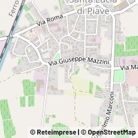 Mapa Santa Lucia di Piave