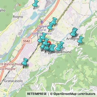 Mappa Via Santa Giulia, 25050 Pian Camuno BS, Italia (0.733)