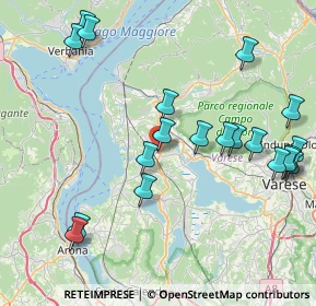 Mappa Via Luigi Roncari, 21023 Besozzo VA, Italia (9.344)