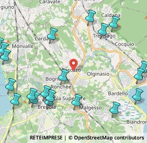 Mappa Via Luigi Roncari, 21023 Besozzo VA, Italia (2.8975)